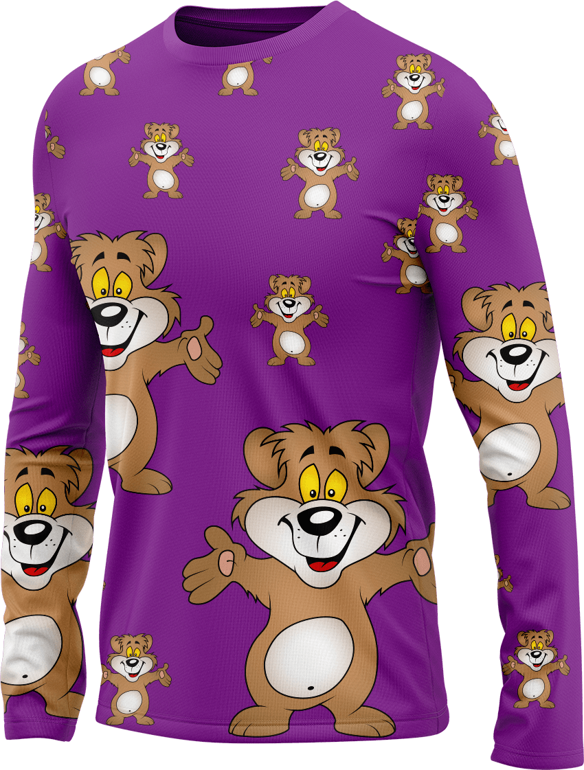Billy Bear Rash T-Shirt Long Sleeve - fungear.com.au