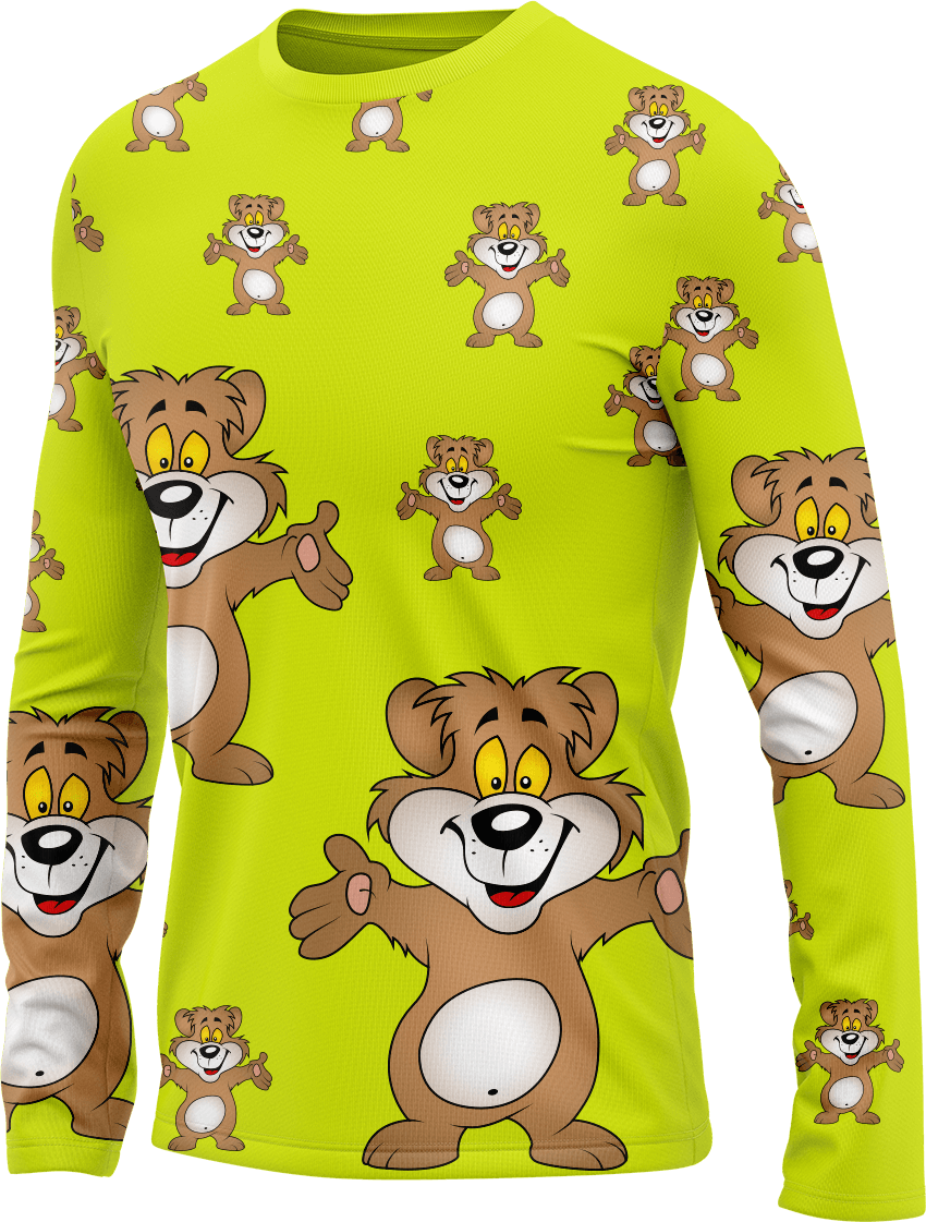 Billy Bear Rash T-Shirt Long Sleeve - fungear.com.au