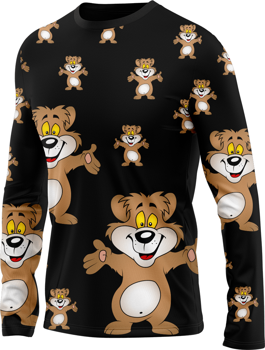 Billy Bear Rash T-Shirt Long Sleeve - fungear.com.au