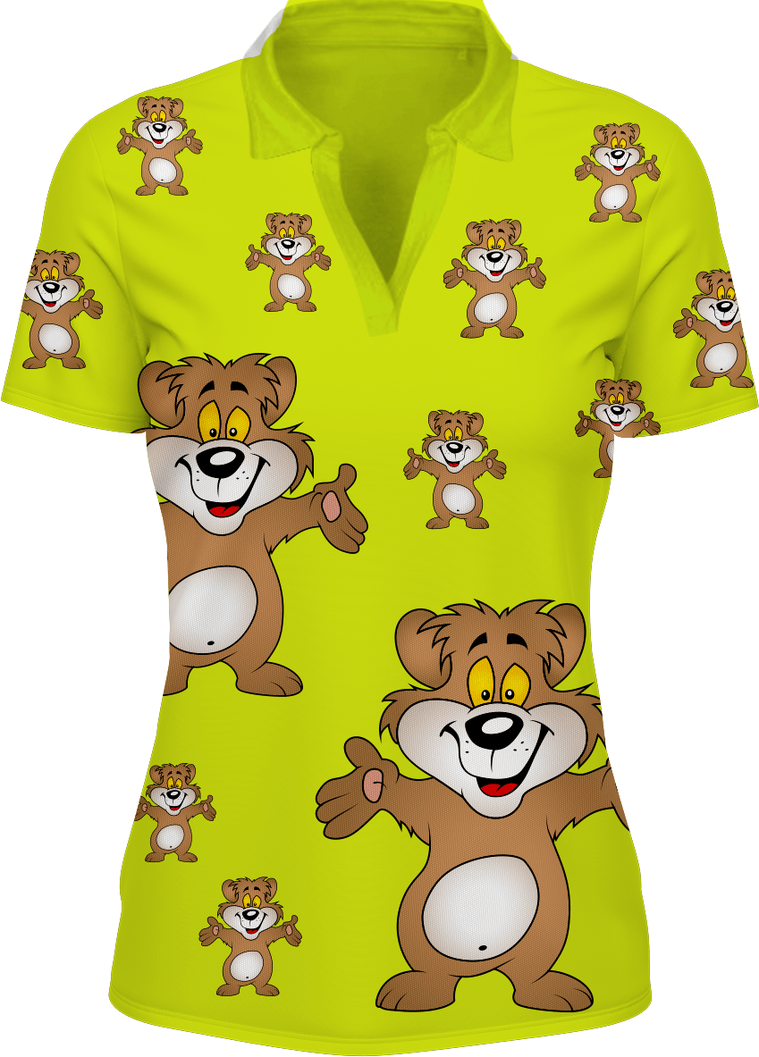 Billy Bear Women's Polo - fungear.com.au