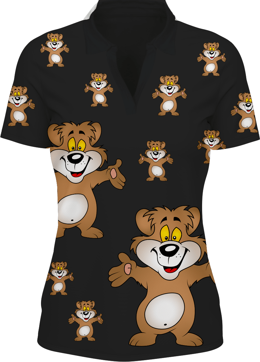 Billy Bear Women's Polo - fungear.com.au