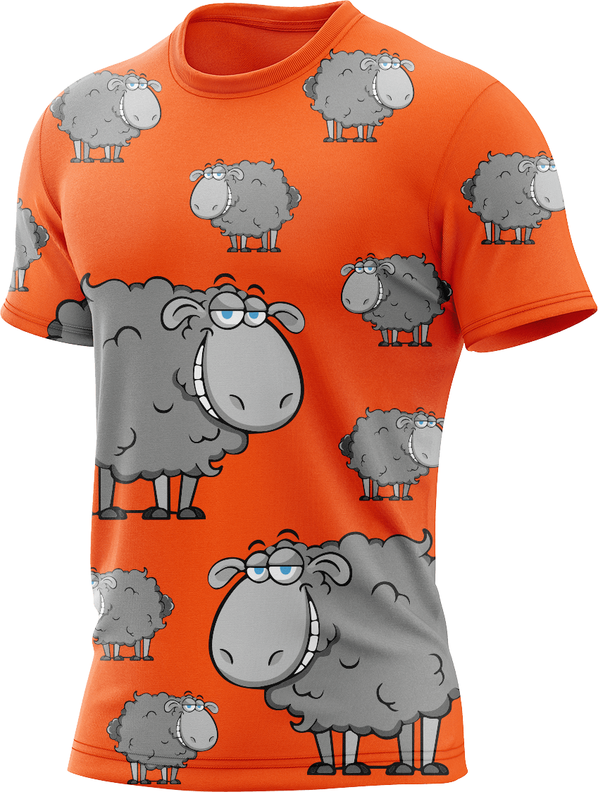Black Sheep Rash T-Shirt Short Sleeve - fungear.com.au