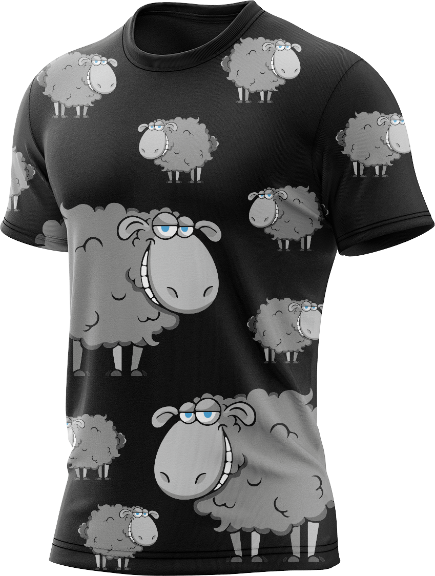 Black Sheep Rash T-Shirt Short Sleeve - fungear.com.au