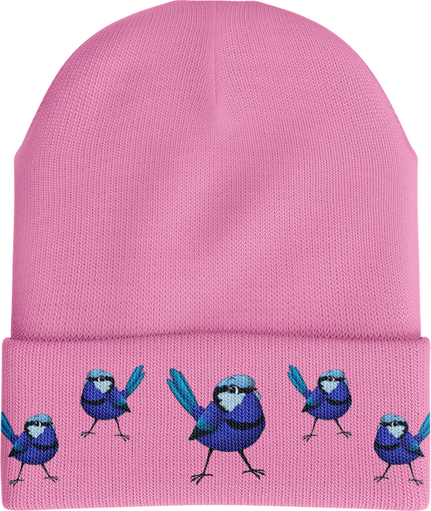 Blue Wren Beanie - fungear.com.au
