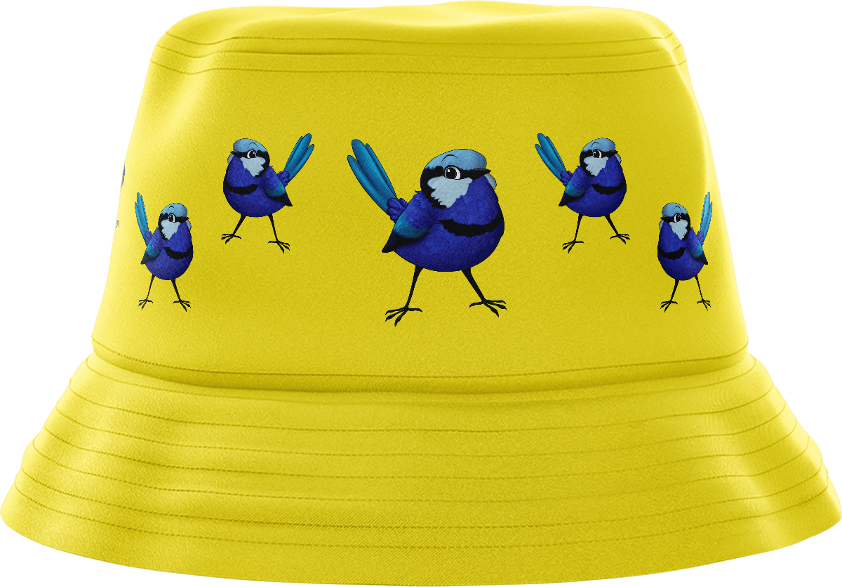 Blue Wren Bucket Hat - fungear.com.au