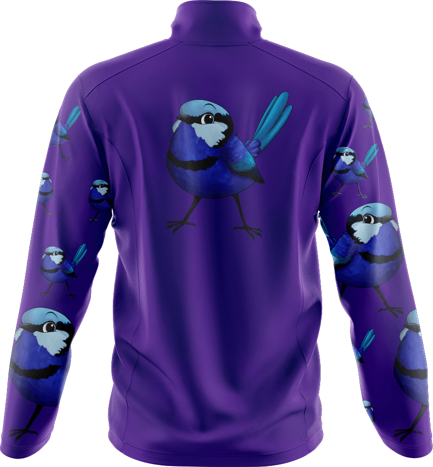 Blue Wren Full Zip Track Jacket - fungear.com.au