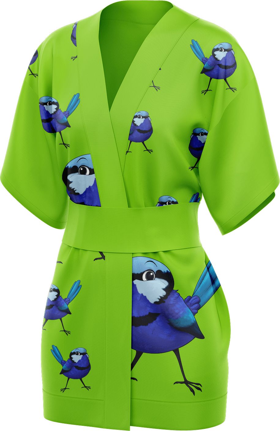 Blue Wren Kimono - fungear.com.au
