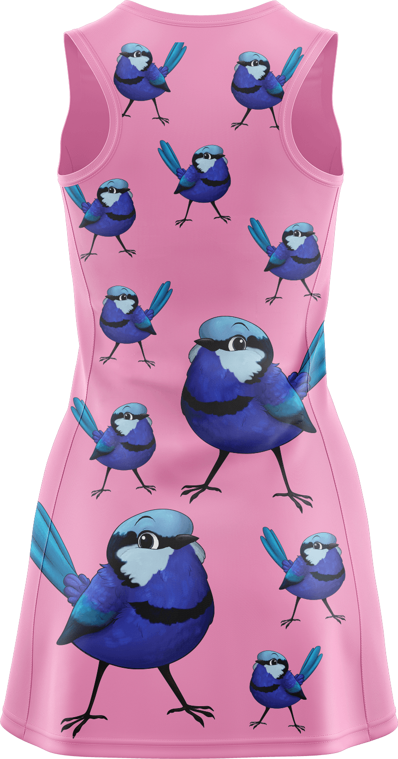 Blue Wren Ladies Mini Dress - fungear.com.au