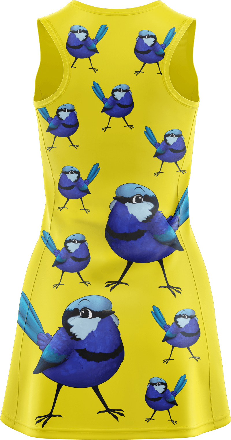 Blue Wren Ladies Mini Dress - fungear.com.au