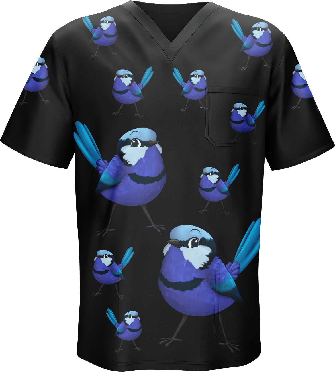 Blue Wren Scrubs