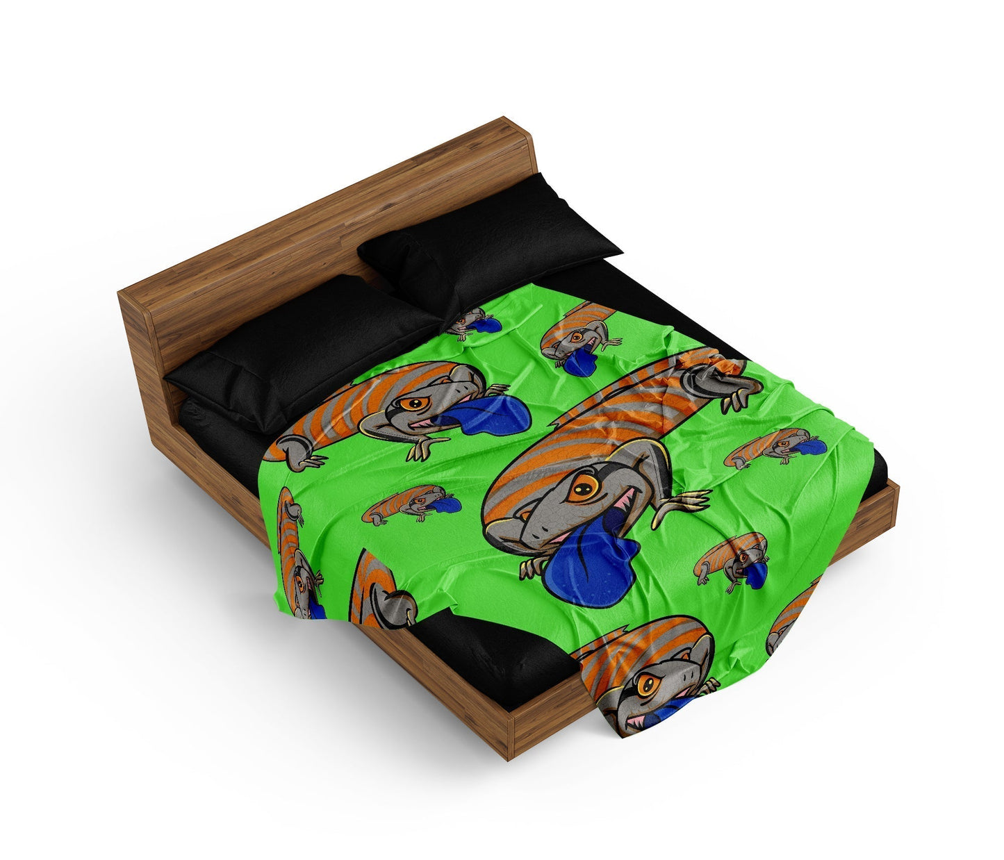 Bluey Lizard Doona + Pillow - fungear.com.au