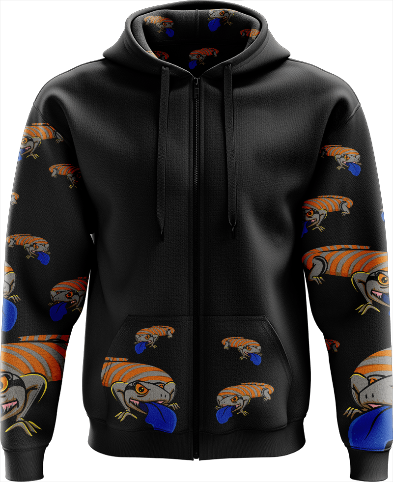 Bluey Lizard Full Zip Hoodies Jacket - fungear.com.au