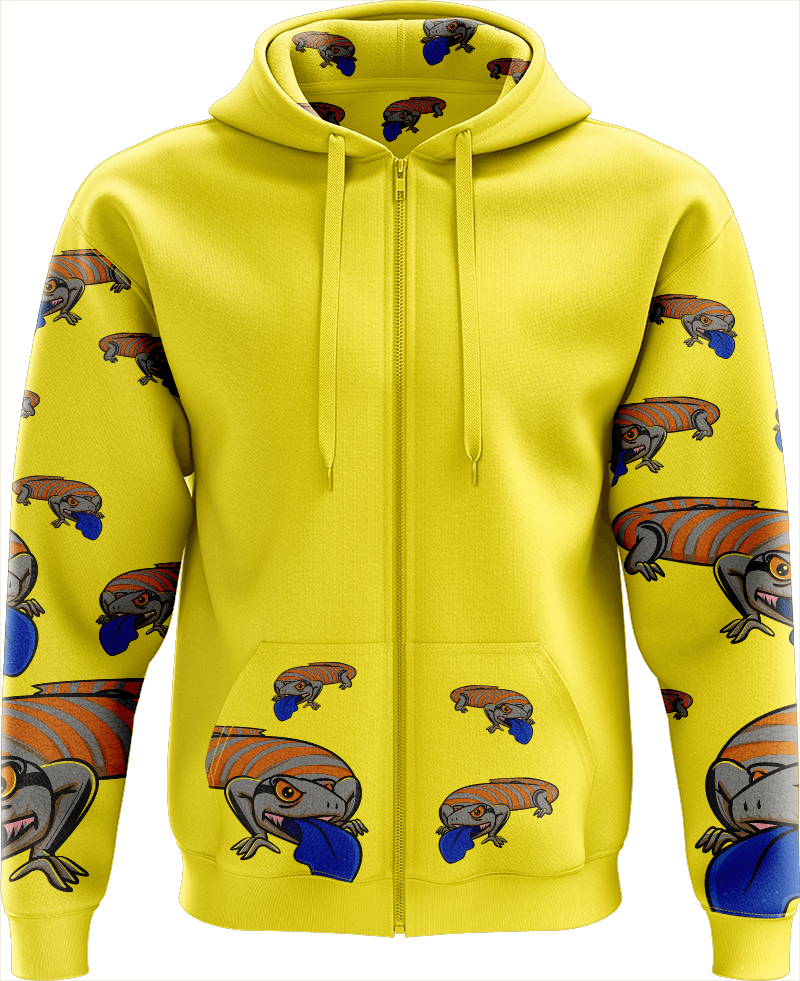 Bluey Lizard Full Zip Hoodies Jacket - fungear.com.au