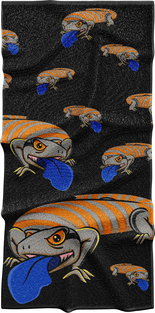 Bluey Lizard Towels - fungear.com.au