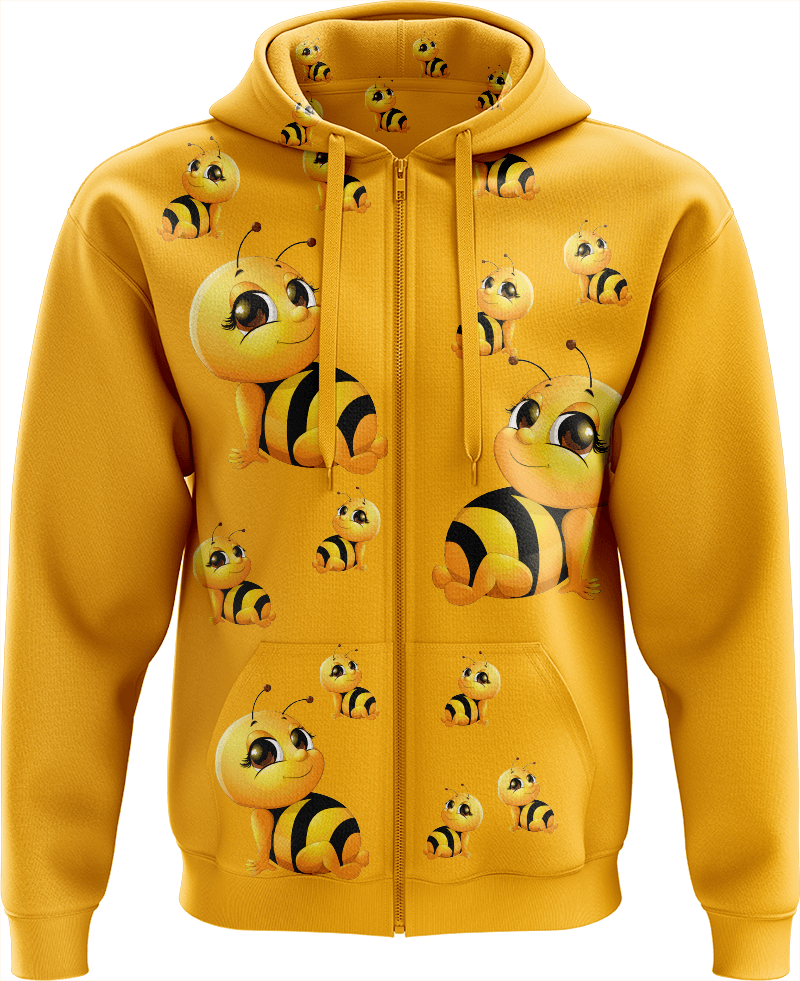 Buzz Bee Full Zip Hoodies Jacket - fungear.com.au