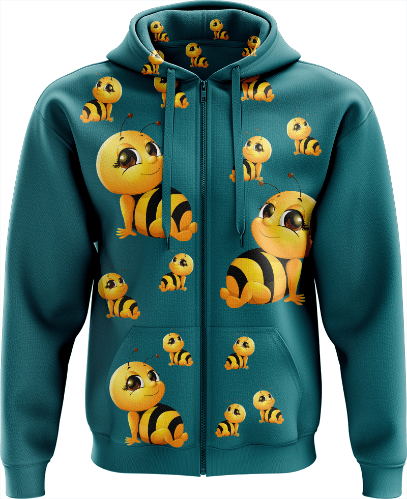 Buzz Bee Full Zip Hoodies Jacket - fungear.com.au