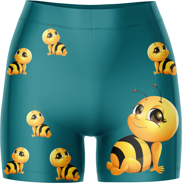 Buzz Bee Ladies Gym Shorts - fungear.com.au