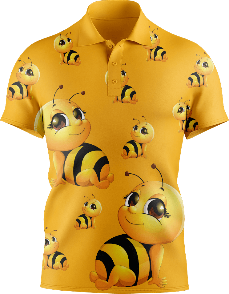 Buzz Bee Men's Short Sleeve Polo - fungear.com.au