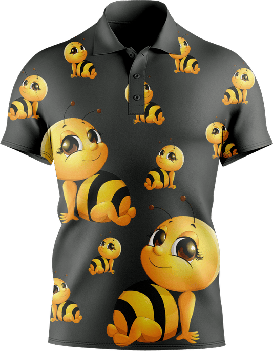 Buzz Bee Men's Short Sleeve Polo - fungear.com.au