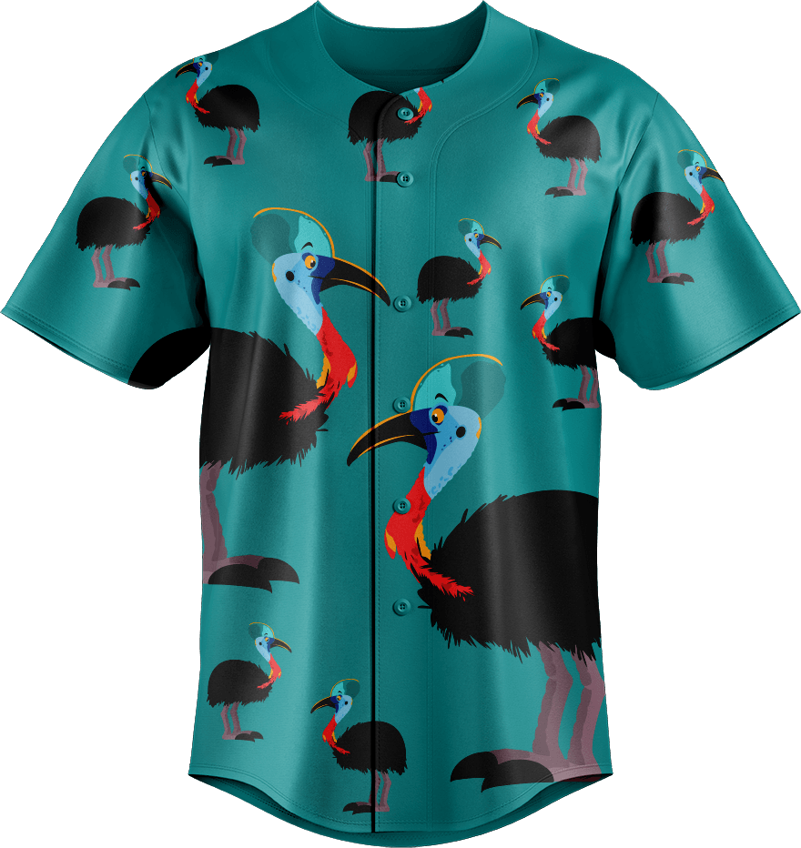 Casanova Cassowary Baseball Jerseys - fungear.com.au