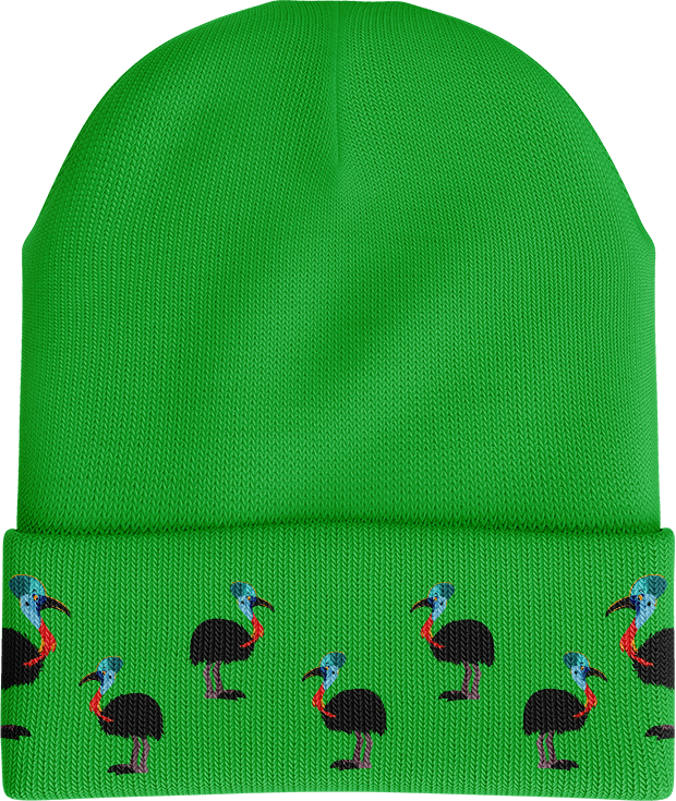 Casanova Cassowary Beanie - fungear.com.au