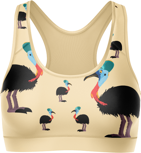 Casanova Cassowary Crop Top - fungear.com.au