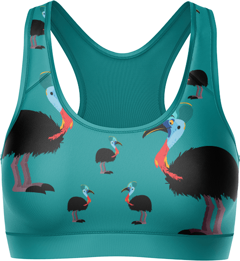 Casanova Cassowary Crop Top - fungear.com.au