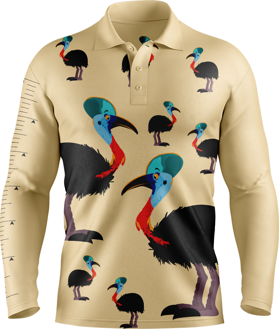 Casanova Cassowary Fishing Shirts - fungear.com.au