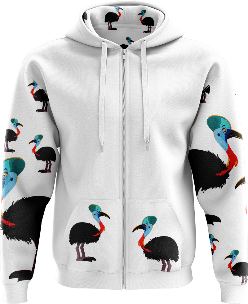 Casanova Cassowary Full Zip Hoodies Jacket - fungear.com.au