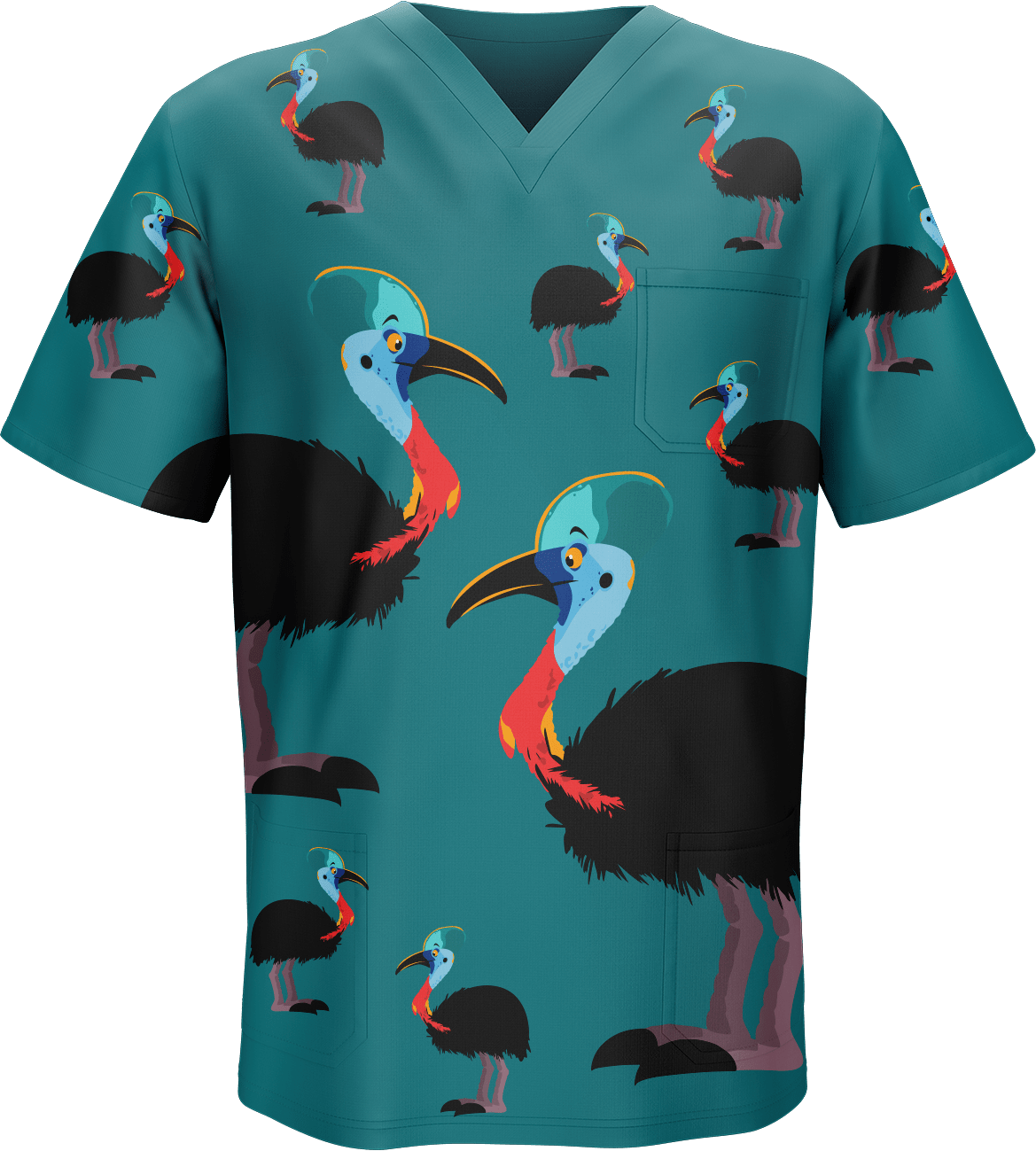 Casanova Cassowary Scrubs
