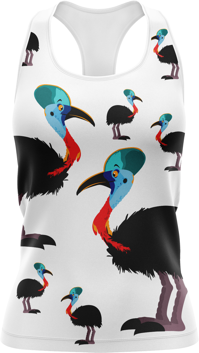 Casanova Cassowary Singlets - fungear.com.au