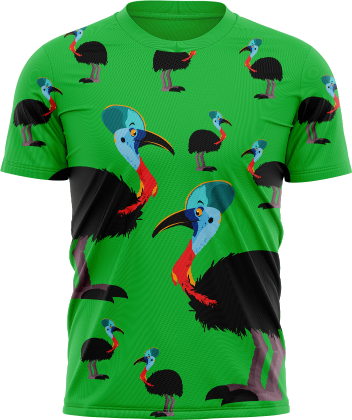 Casanova Cassowary T shirts - fungear.com.au