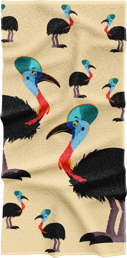 Casanova Cassowary Towels - fungear.com.au