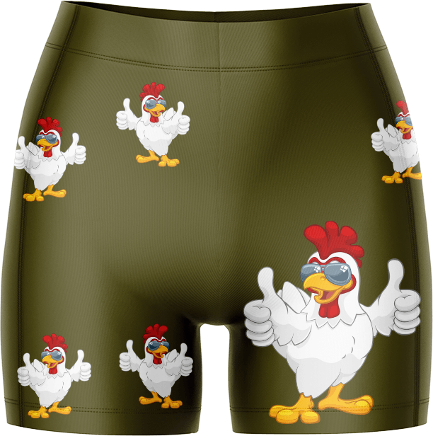 Cheeky Chook Chamois Bike Shorts - fungear.com.au