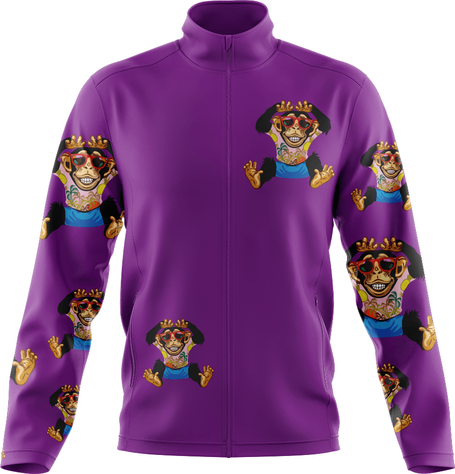 Cheeky Monkey Full Zip Track Jacket - fungear.com.au