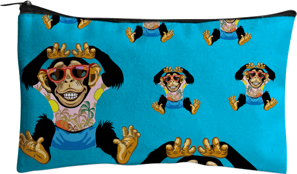Cheeky Monkey Jumbo Pencil Case - fungear.com.au