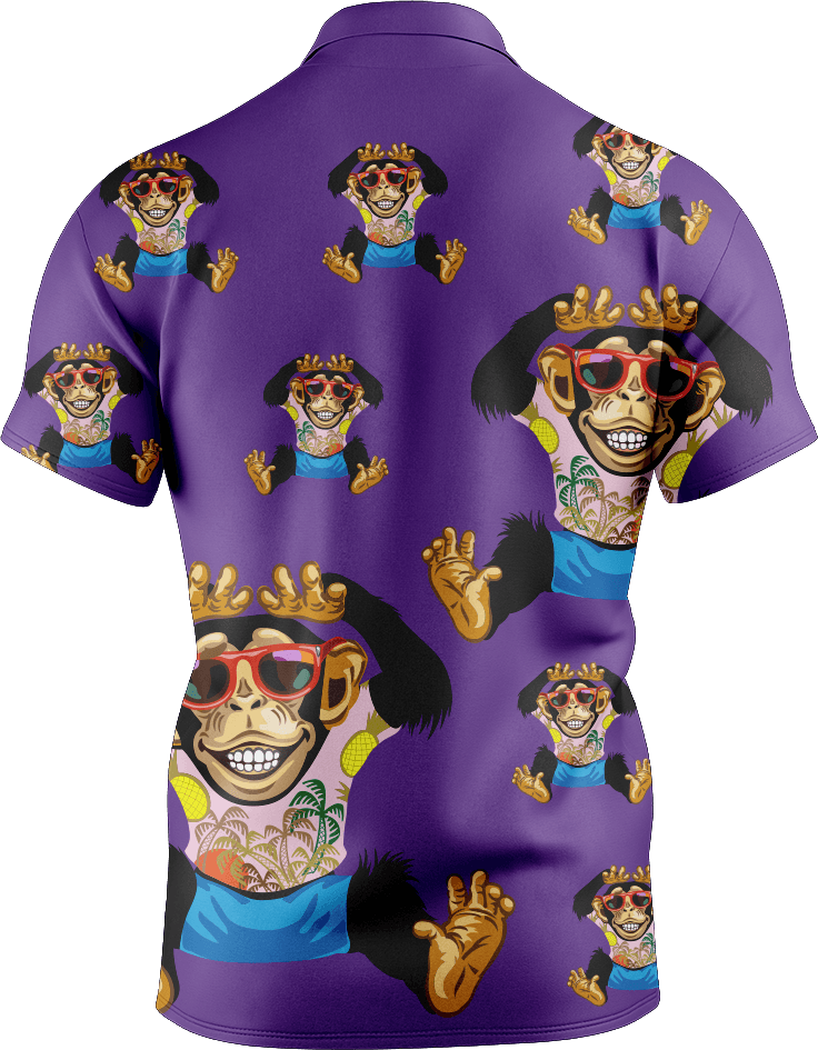 Cheeky Monkey Men's Short Sleeve Polo - fungear.com.au