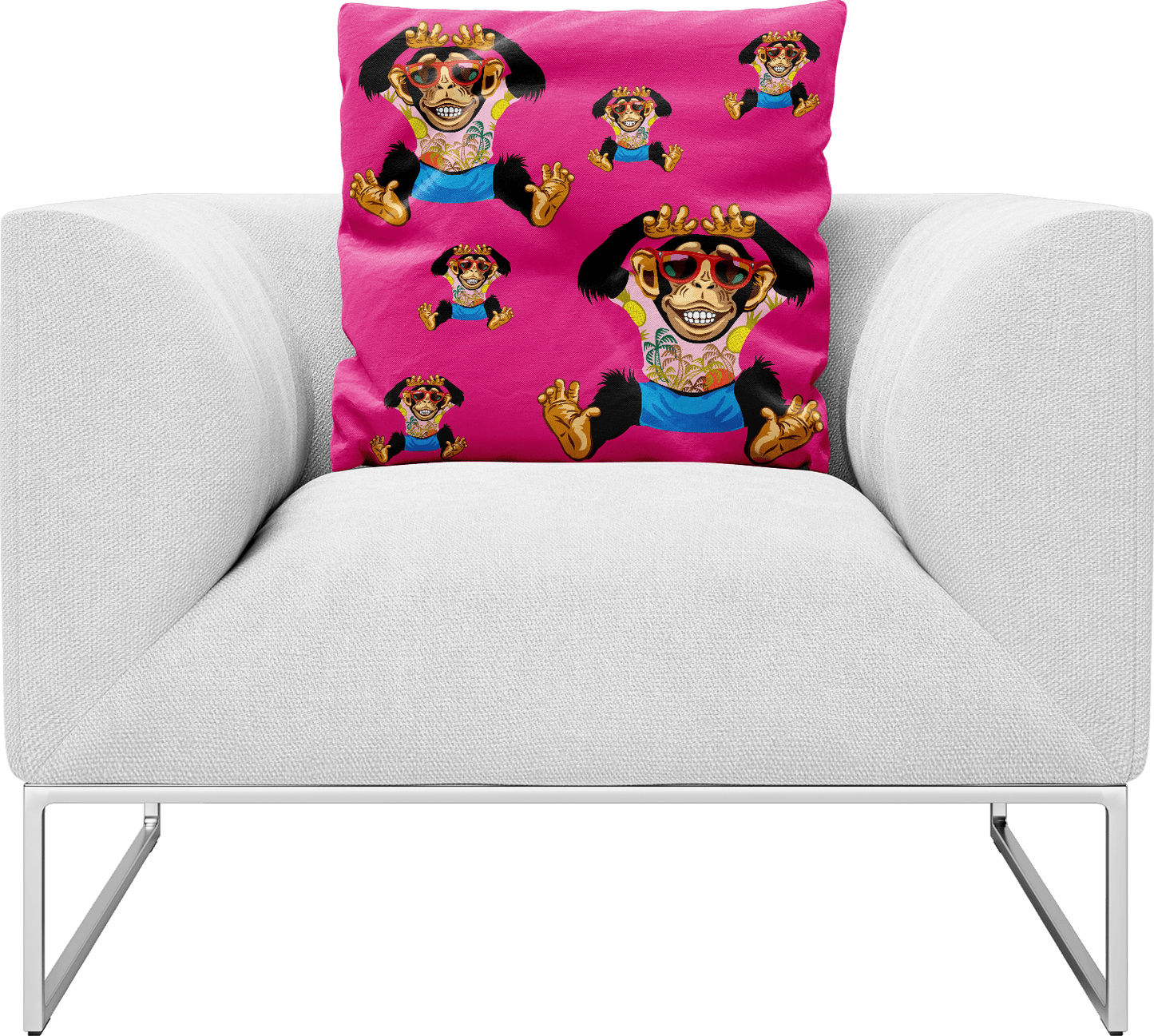 Cheeky Monkey Pillows Cushions - fungear.com.au