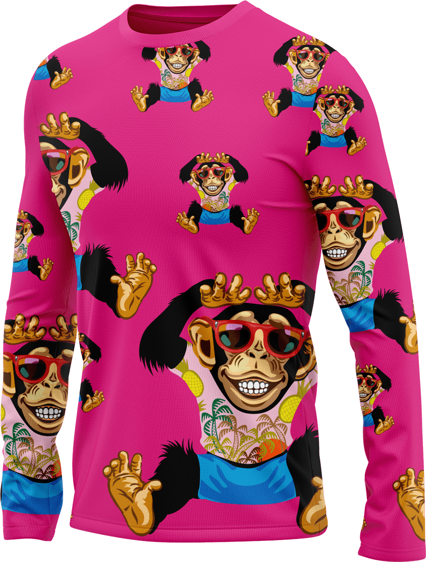 Cheeky Monkey Rash T-Shirt Long Sleeve - fungear.com.au