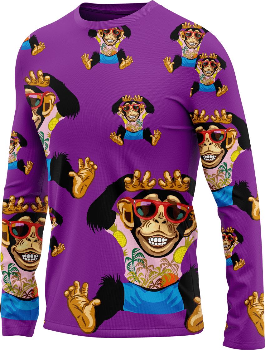 Cheeky Monkey Rash Shirt Long Sleeve