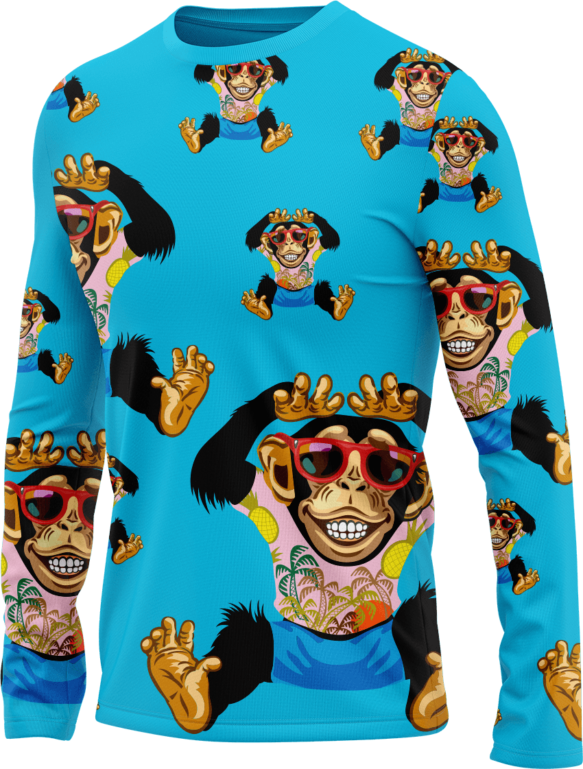 Cheeky Monkey Rash T-Shirt Long Sleeve - fungear.com.au