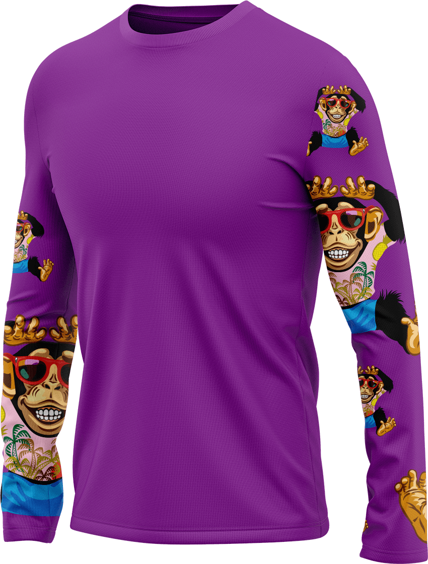 Cheeky Monkey Rash T-Shirt Long Sleeve - fungear.com.au