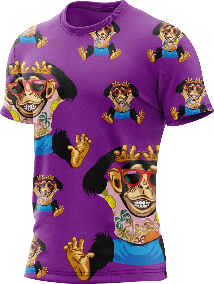 Cheeky Monkey Rash T-Shirt Short Sleeve - fungear.com.au