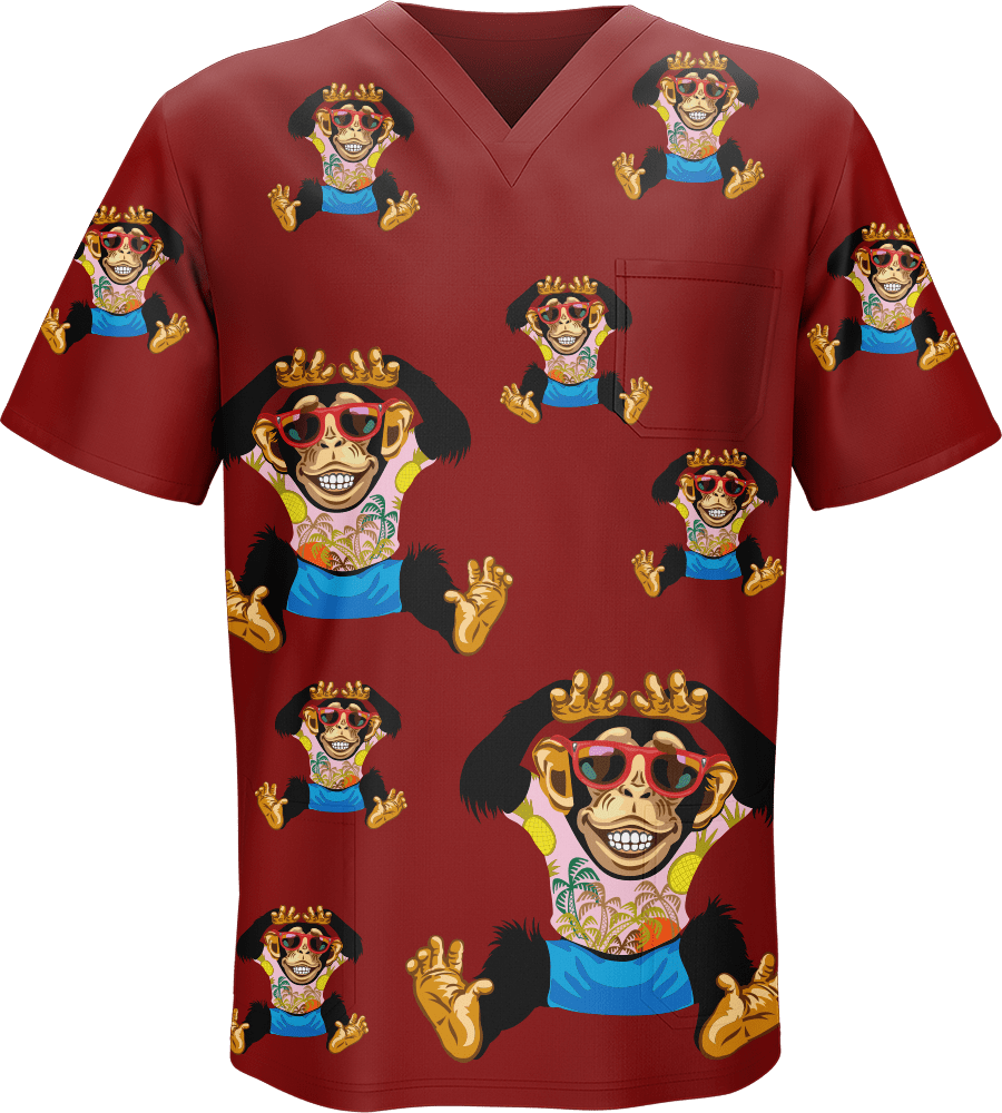 Cheeky Monkey Scrubs - fungear.com.au