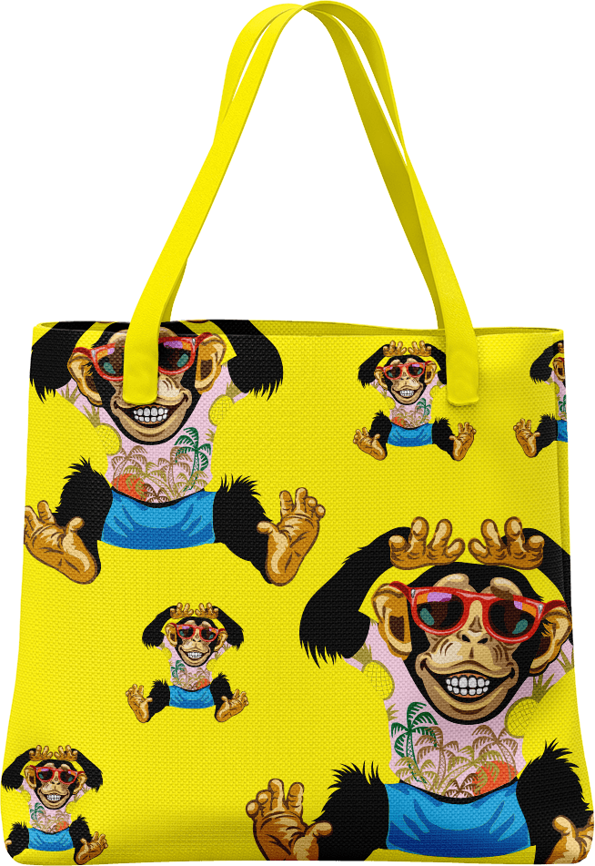 Cheeky Monkey Tote Bag - fungear.com.au