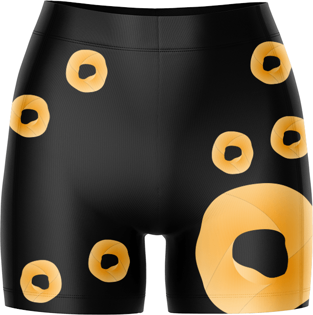 Cheezels Inspired Ladies Gym Shorts - fungear.com.au