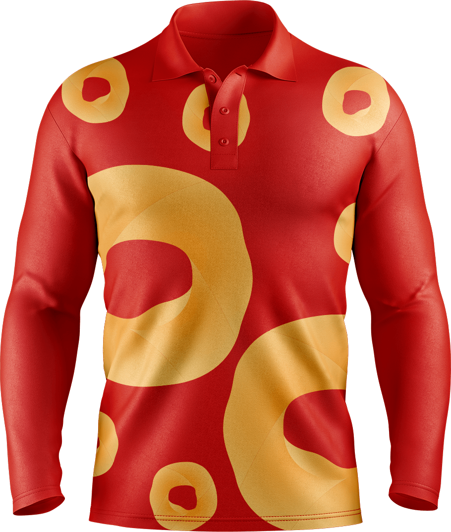 Cheezels Inspired Men's Polo. Long or Short Sleeve - fungear.com.au