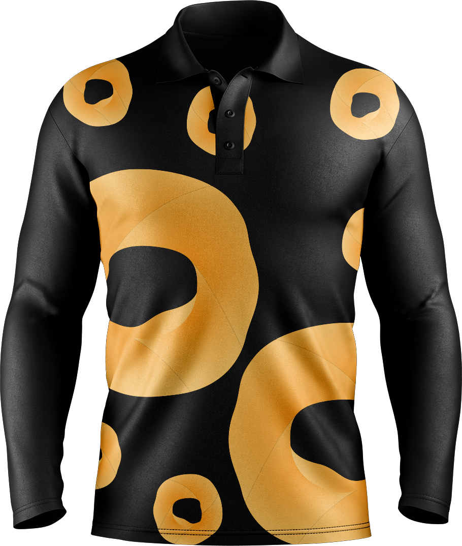 Cheezels Inspired Men's Polo. Long or Short Sleeve - fungear.com.au