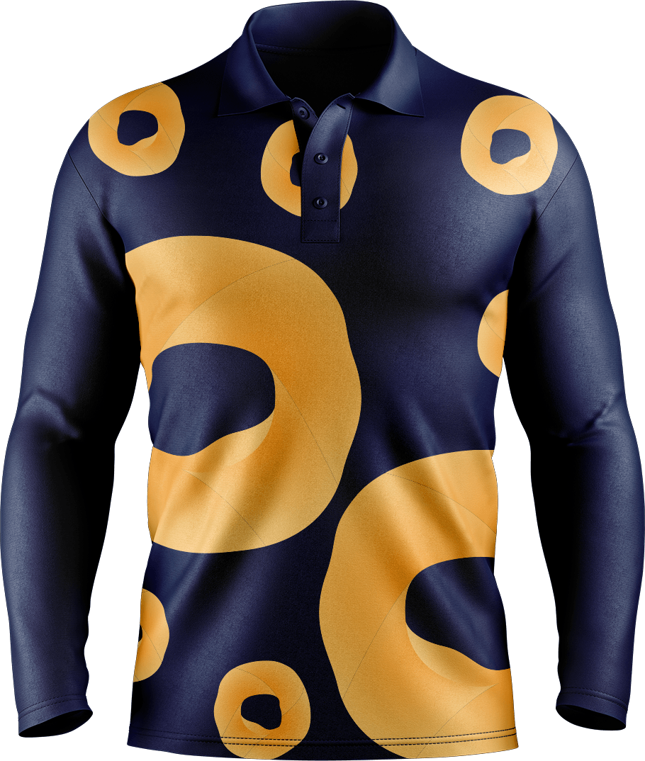 Cheezels Inspired Men's Polo. Long or Short Sleeve - fungear.com.au