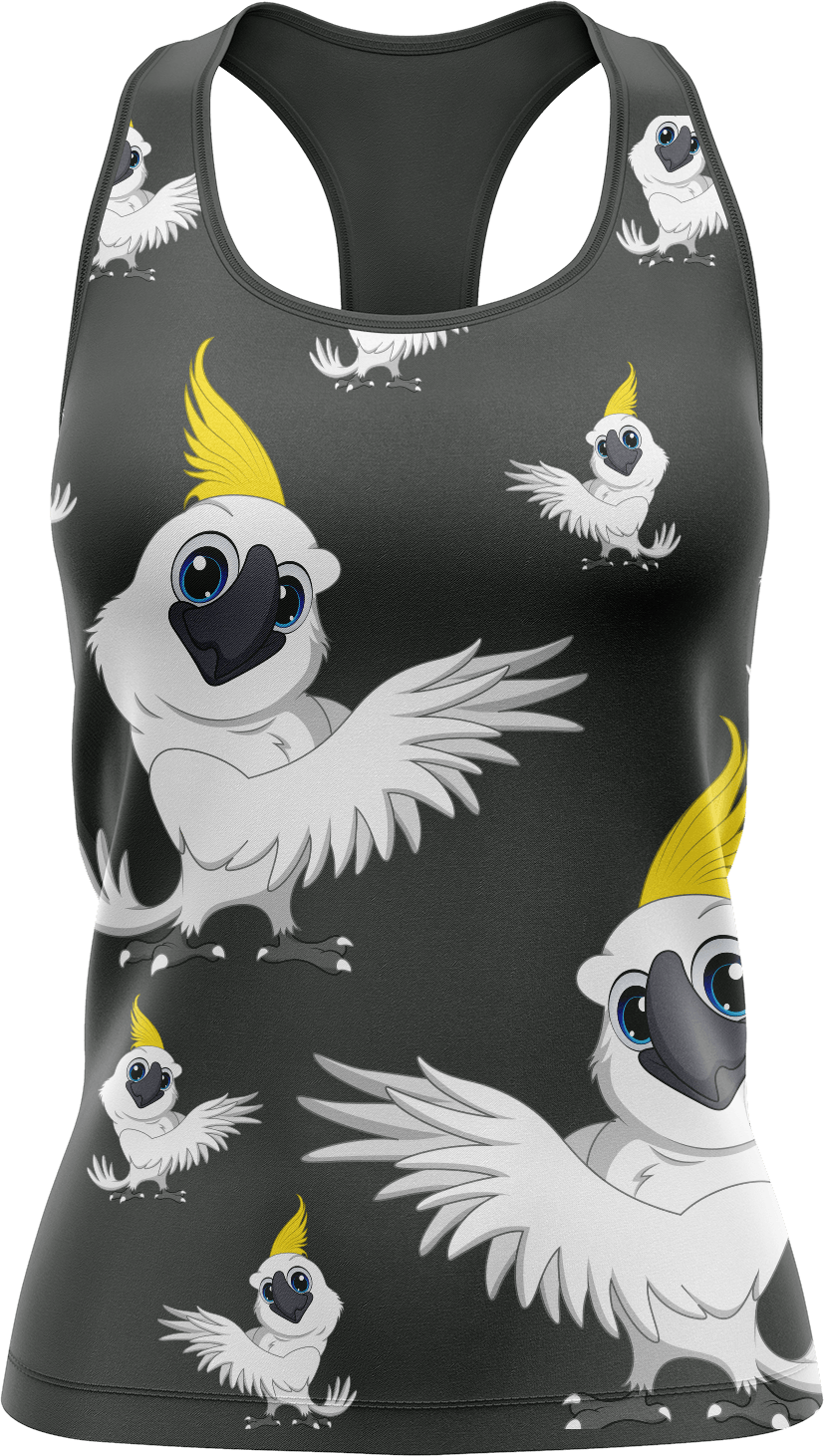 Cockatoo Singlets - fungear.com.au
